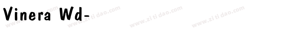 Vinera Wd字体转换